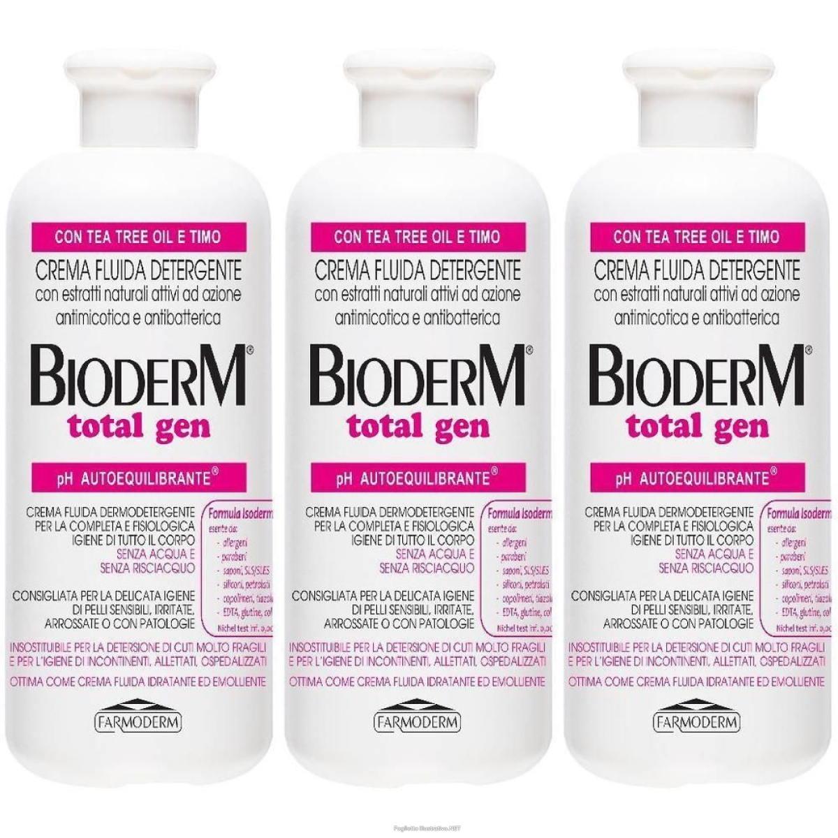 Trova Offerte di bioderm total gen ph autoequilibrante 500 ml 3x500 ml additivo per il e compra online
