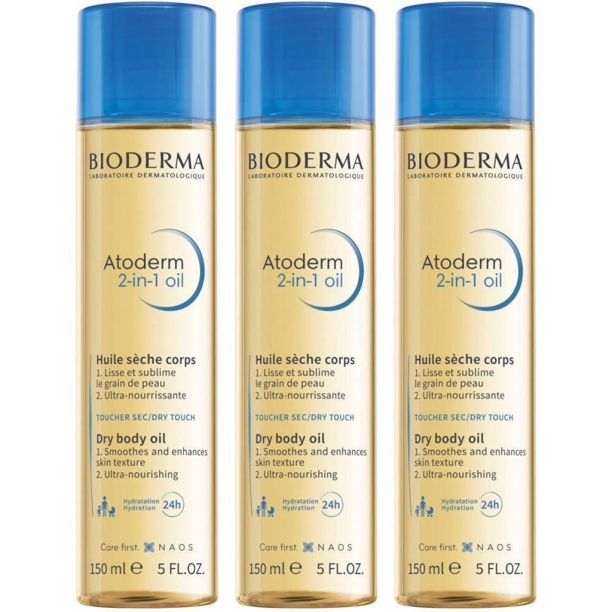 Trova Offerte di Bioderma Atoderm 2 in 1 Olio 3x150 ml e compra online