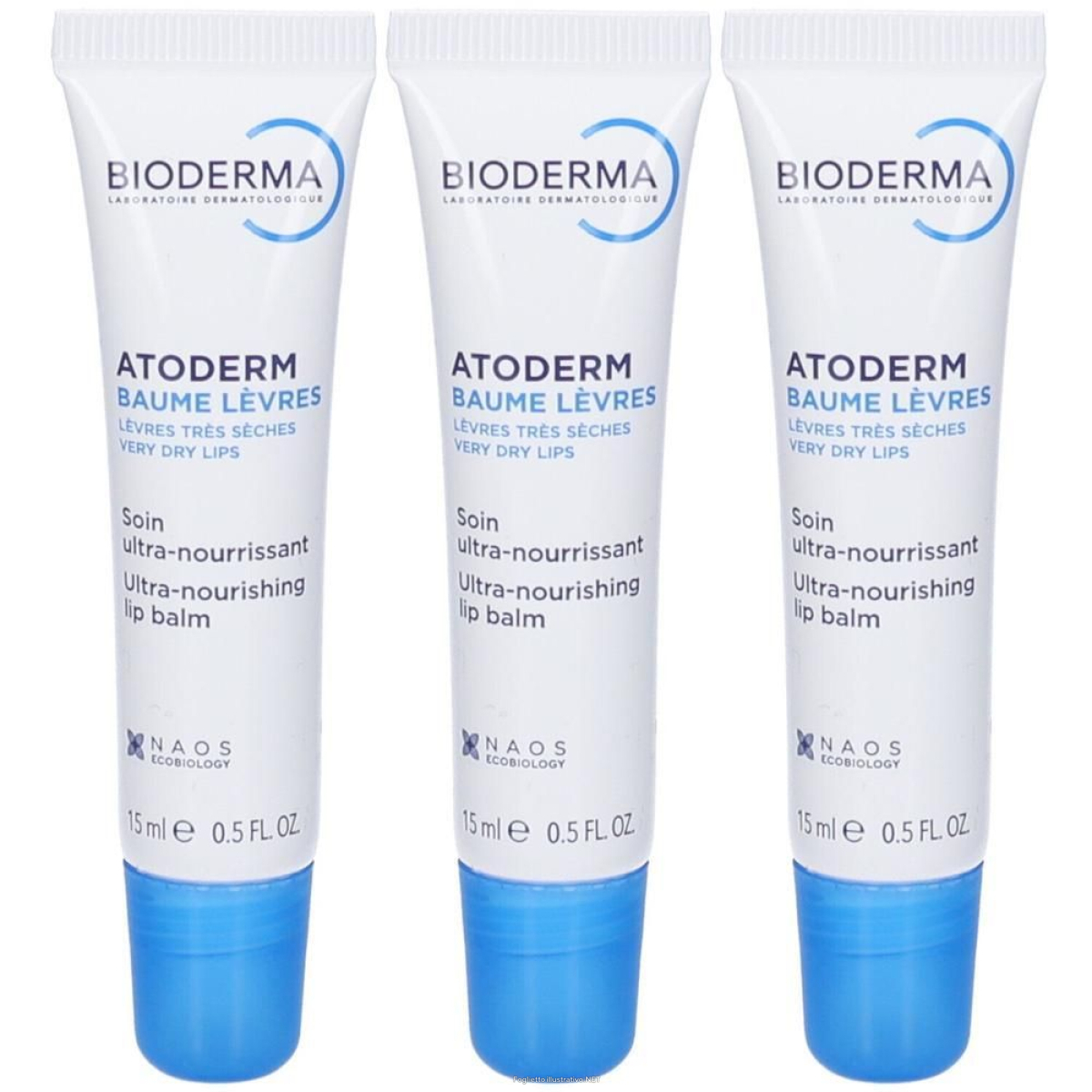 Trova Offerte di bioderma atoderm balsamo labbra 3x15 ml e compra online