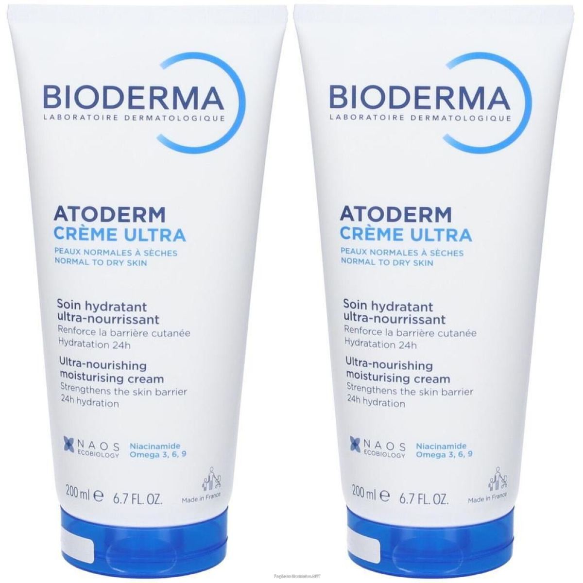 Trova Offerte di bioderma atoderm crème ultra crema corpo idratante pelle secca 2x200 m e compra online