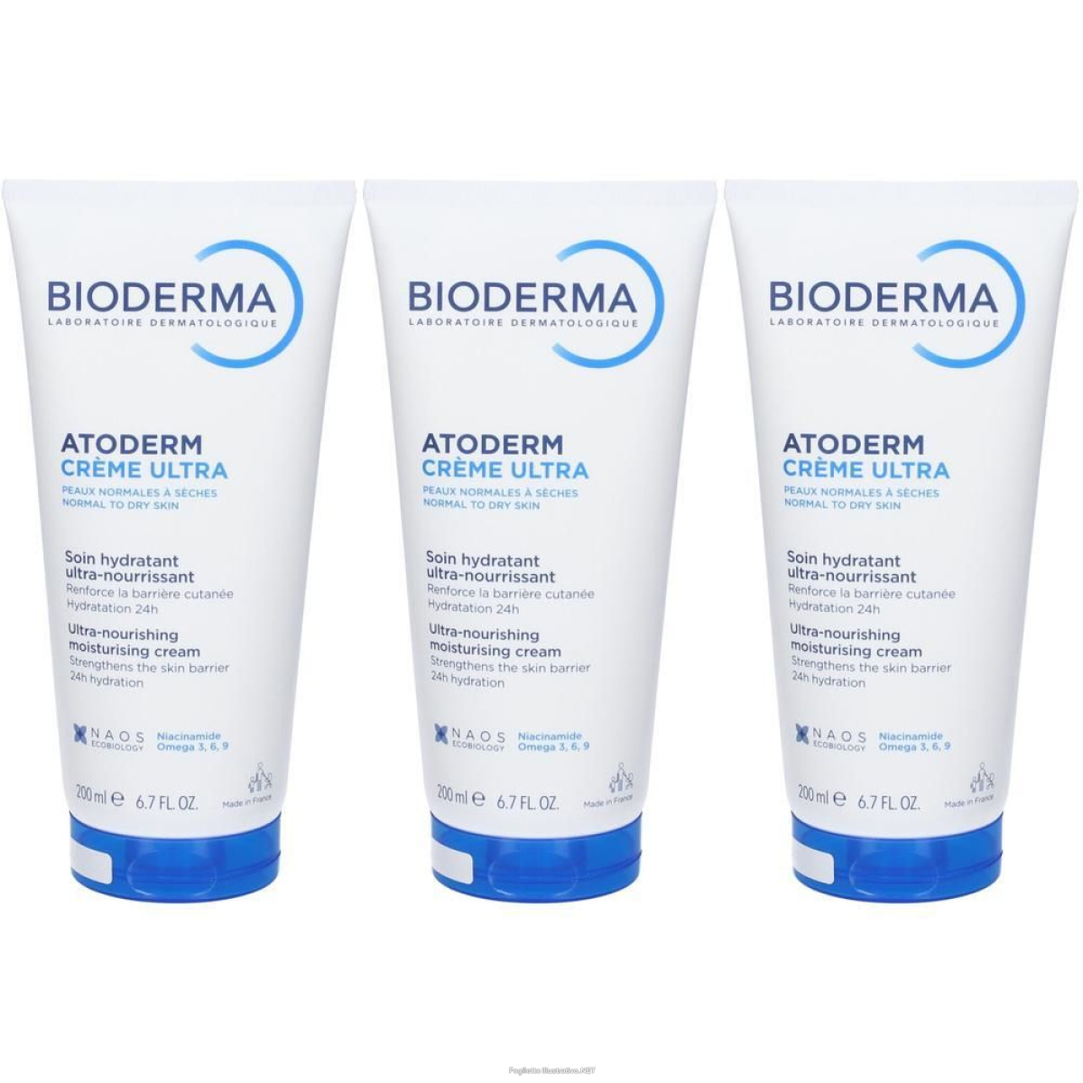 Trova Offerte di bioderma atoderm crème ultra crema corpo idratante pelle secca 3x200 m e compra online