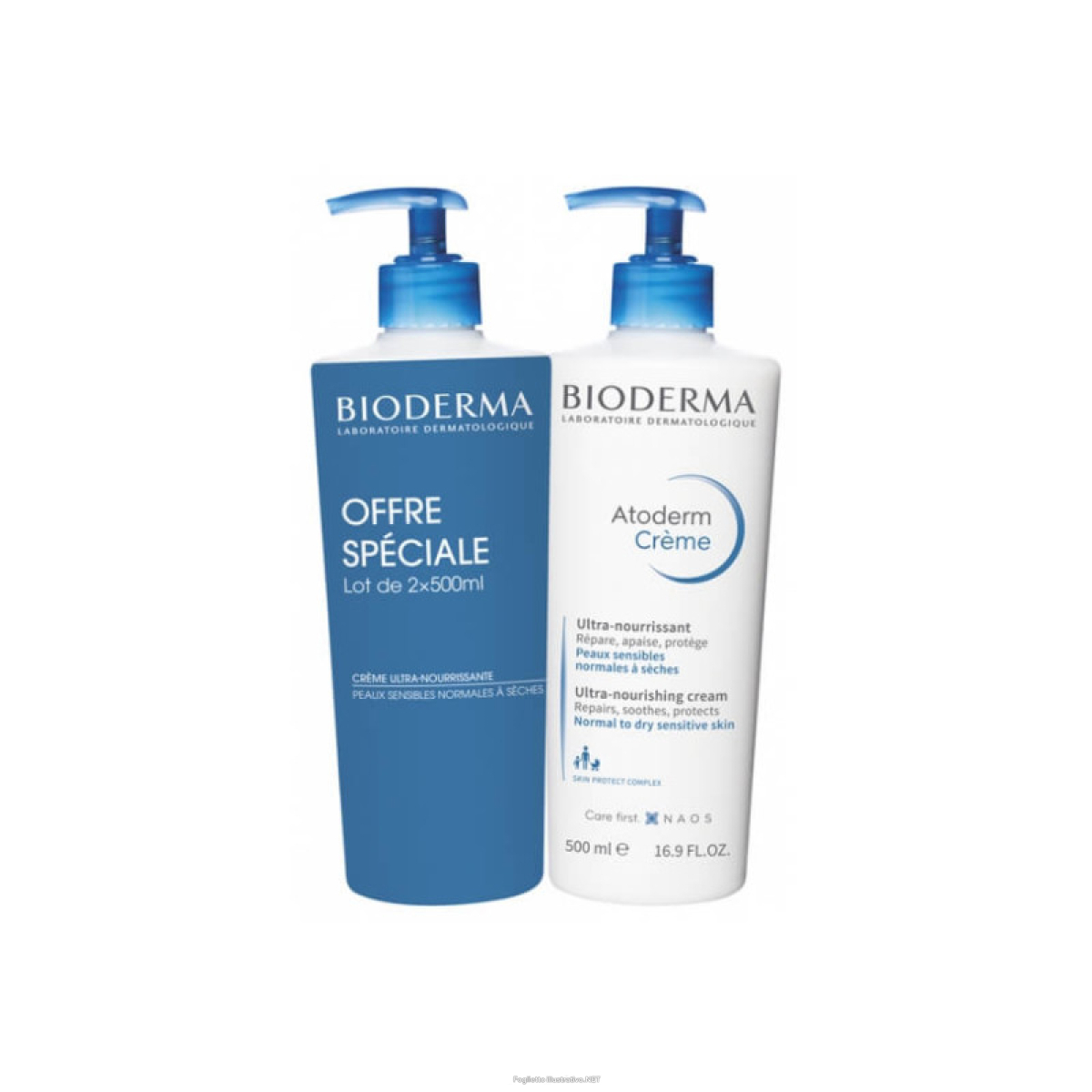 Trova Offerte di bioderma atoderm crème ultra crème hydratante ultra-nourrissante 2 x 500 ml e compra online
