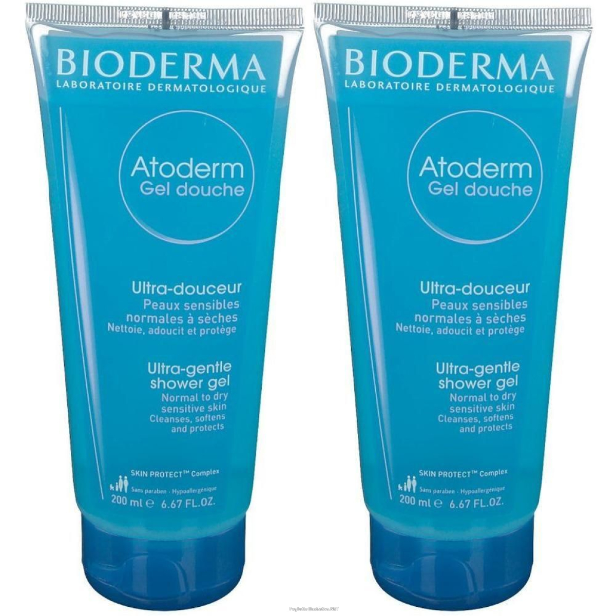 Trova Offerte di bioderma atoderm gel douche doccia detergente quotidiano 2x200 ml e compra online