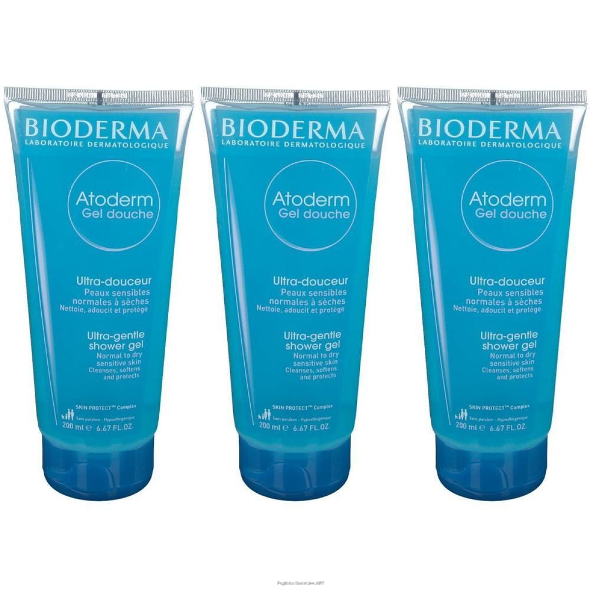 Trova Offerte di bioderma atoderm gel douche doccia detergente quotidiano 3x200 ml e compra online