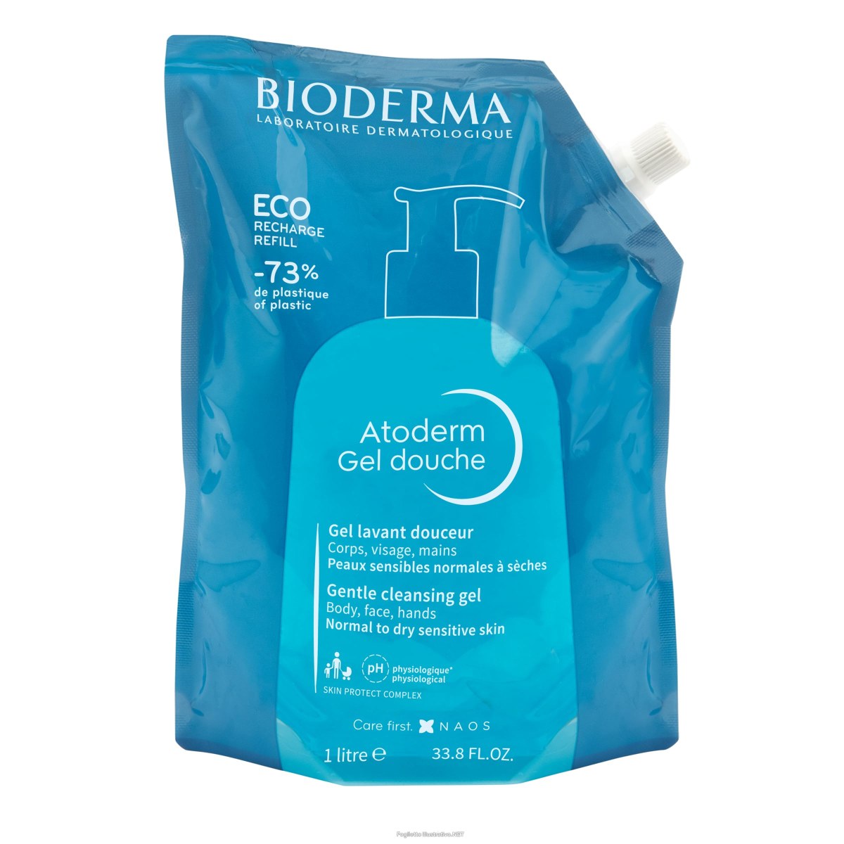 Trova Offerte di bioderma atoderm gel douche gel doccia eco ricarica da 1l e compra online