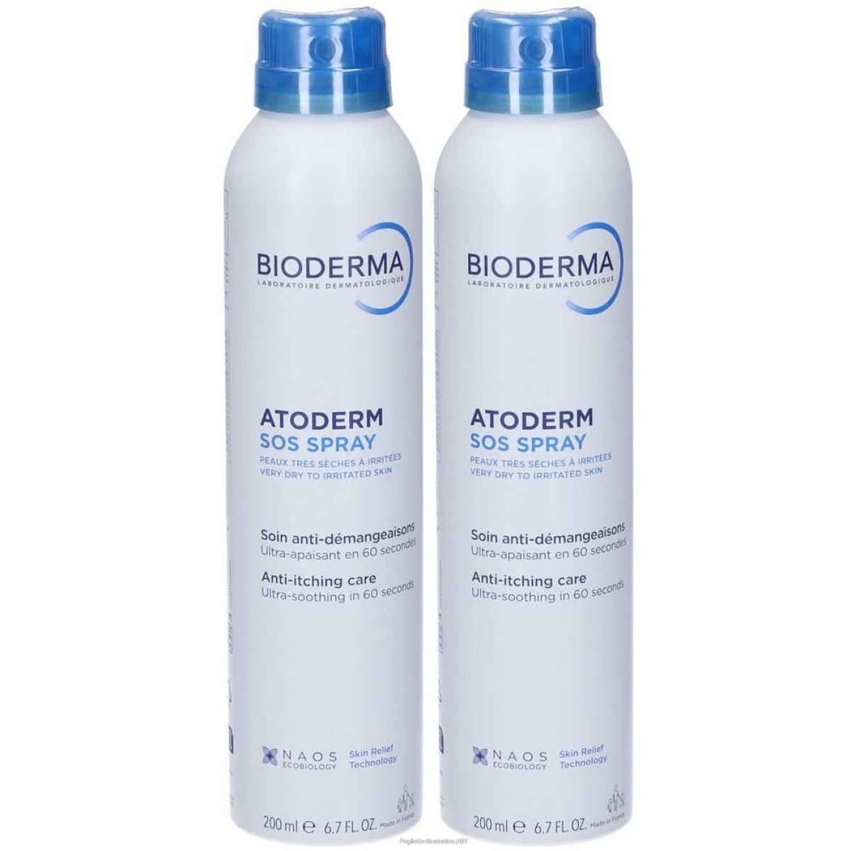 Trova Offerte di bioderma atoderm sos spray antiprurito pelle atopica 2x200 ml e compra online