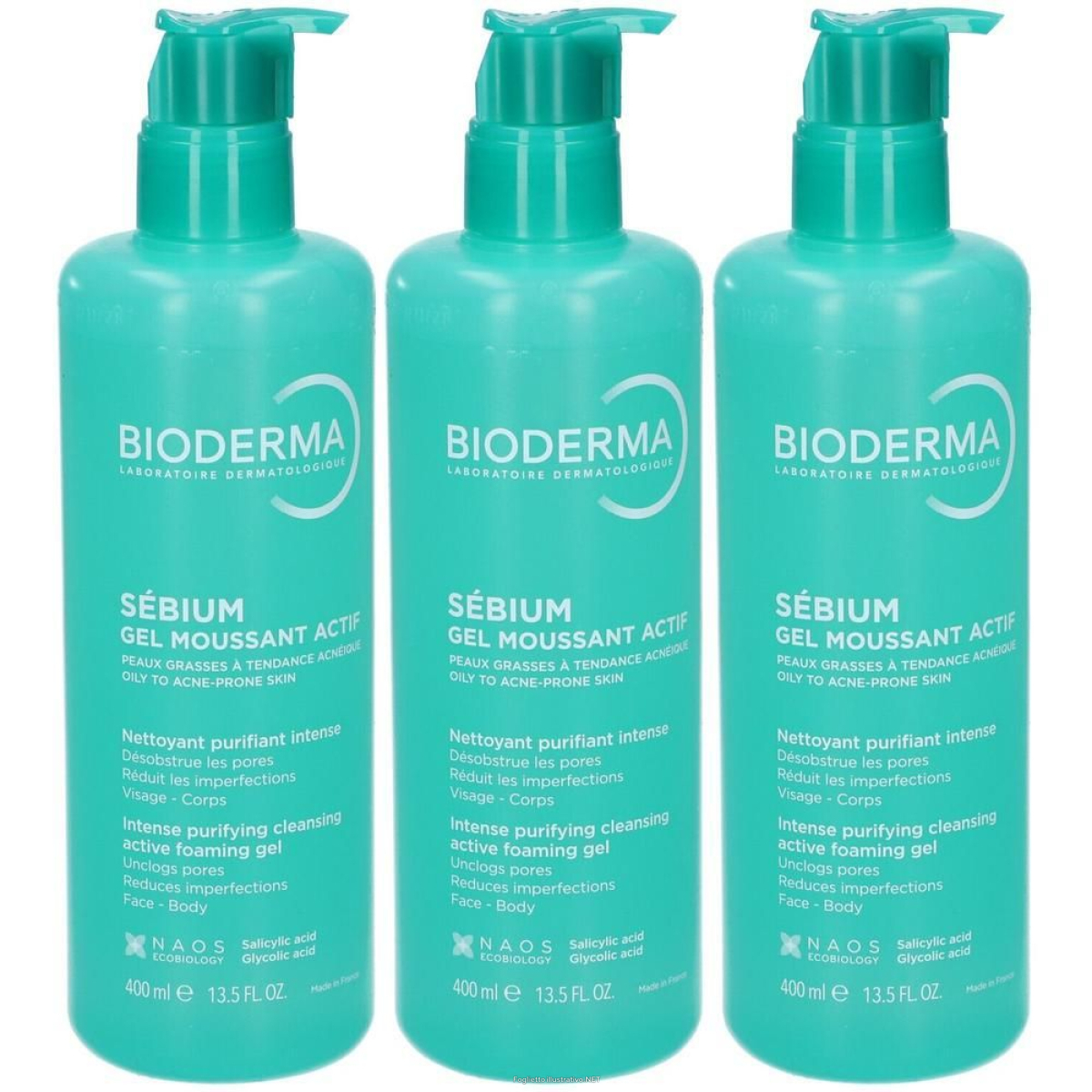 Trova Offerte di bioderma gel detergente viso attivo purificante 400 ml e compra online