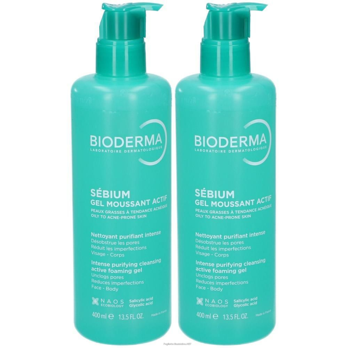 Trova Offerte di bioderma gel detergente viso attivo purificante 400 ml e compra online
