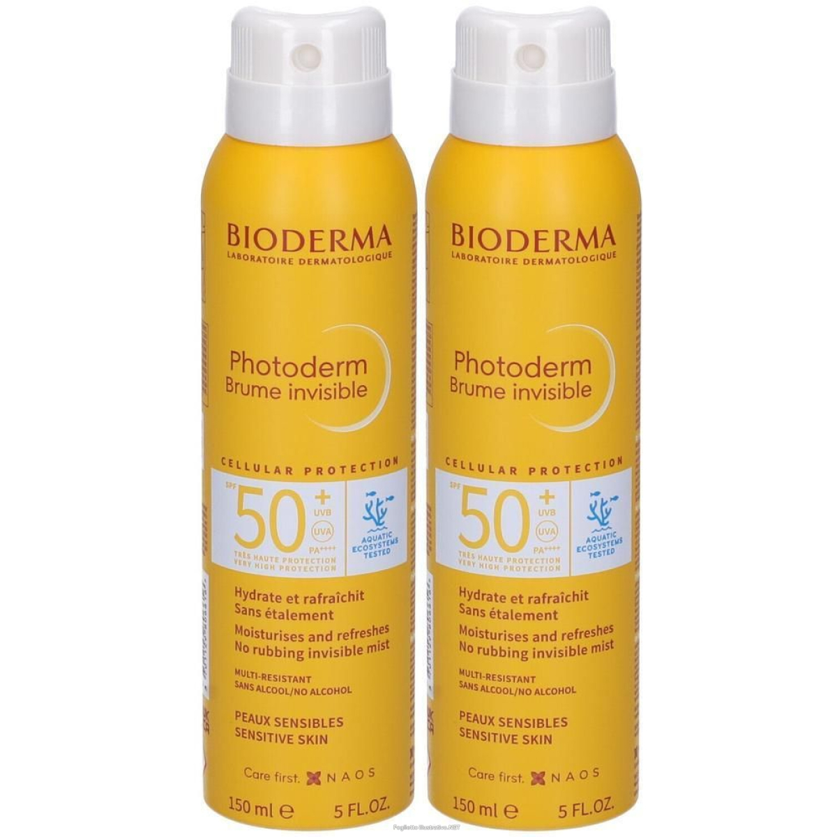 Trova Offerte di bioderma photoderm brume invisible spray spf50+ 2x150 ml e compra online