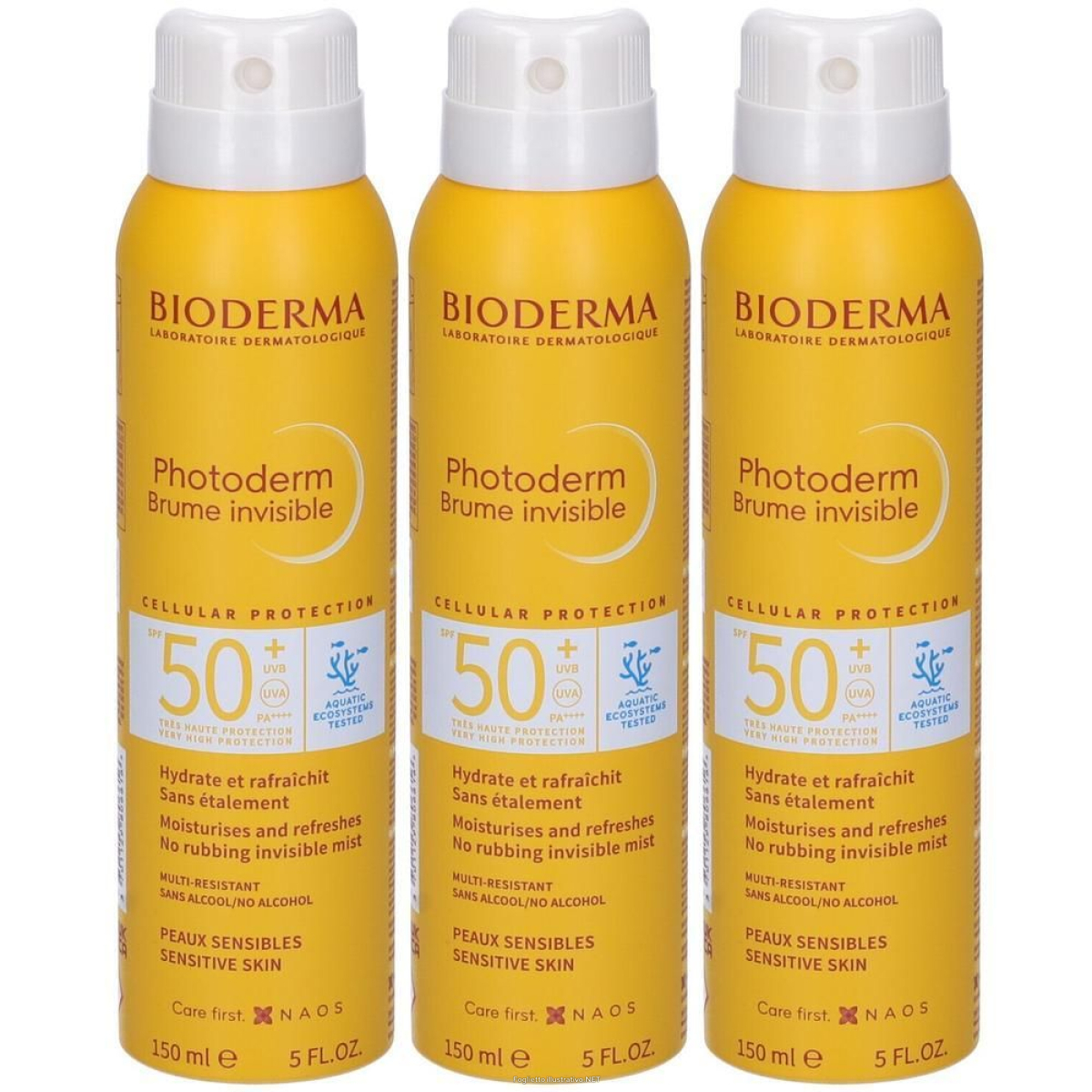 Trova Offerte di bioderma photoderm brume invisible spray spf50+ 3x150 ml e compra online