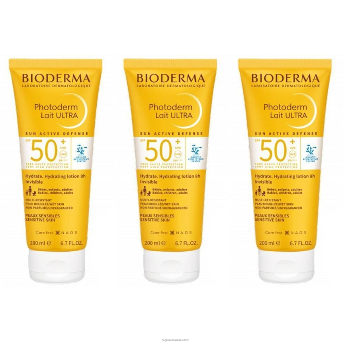 Trova Offerte di bioderma photoderm lait ultra spf50+ latte solare 3x200 ml e compra online