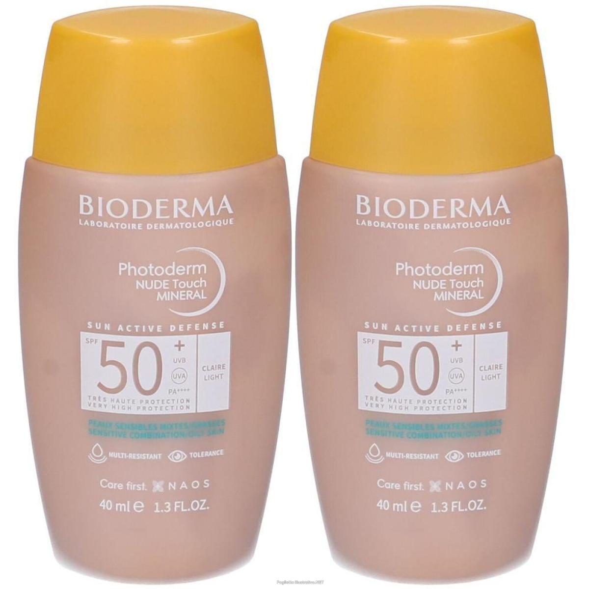 Trova Offerte di bioderma photoderm nude touch mineral crema viso spf50+ tonalità chiar e compra online