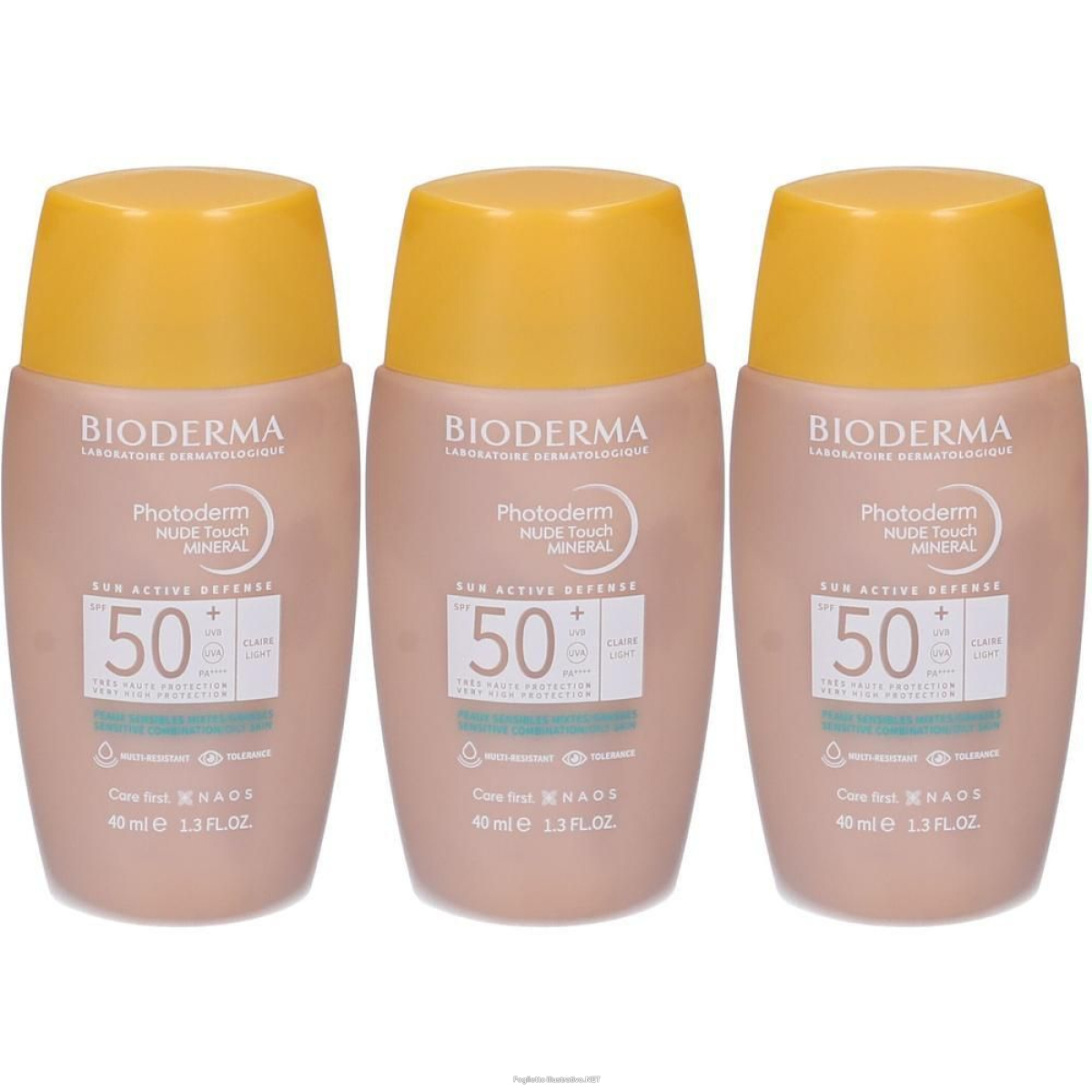 Trova Offerte di bioderma photoderm nude touch mineral crema viso spf50+ tonalità chiar e compra online