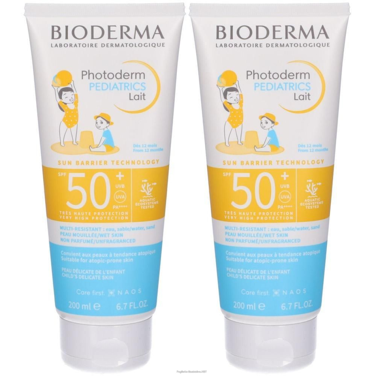 Trova Offerte di bioderma photoderm pediatrics latte solare spf50+ 2x200 ml e compra online