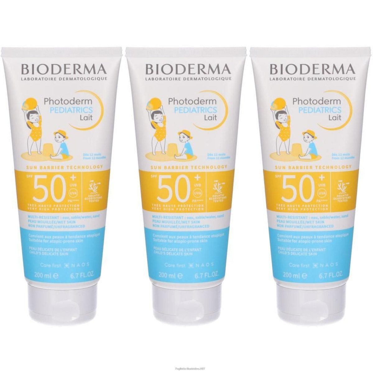 Trova Offerte di bioderma photoderm pediatrics latte solare spf50+ 3x200 ml e compra online