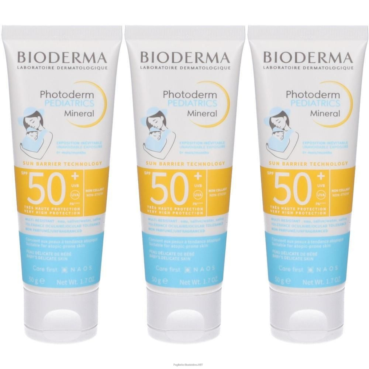 Trova Offerte di bioderma photoderm pediatrics mineral latte solare spf50+ 3x50 ml e compra online