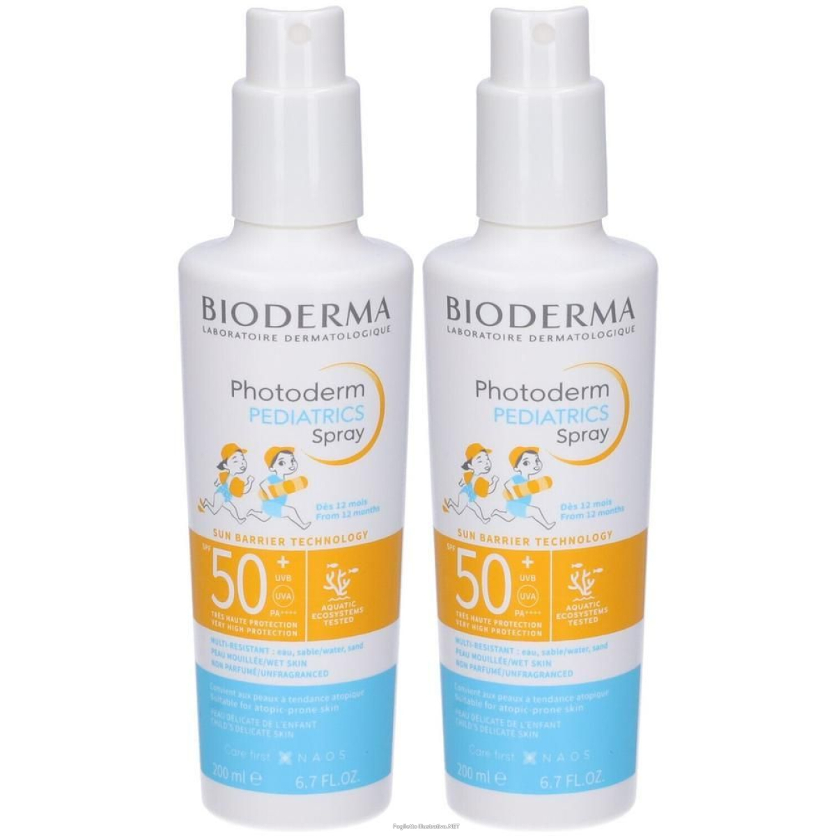 Trova Offerte di bioderma photoderm pediatrics spray solare spf50+ 2x200 ml e compra online