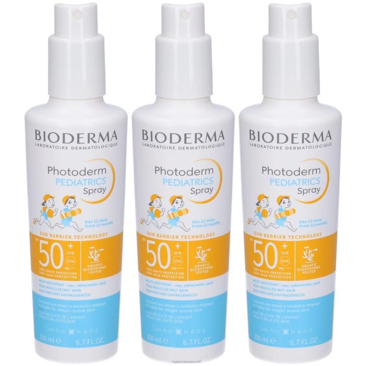 Trova Offerte di bioderma photoderm pediatrics spray solare spf50+ 3x200 ml e compra online