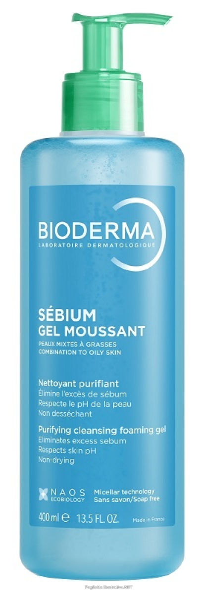 Trova Offerte di bioderma sebium gel moussant detergente purificante per pelle mista e grassa 400 ml e compra online