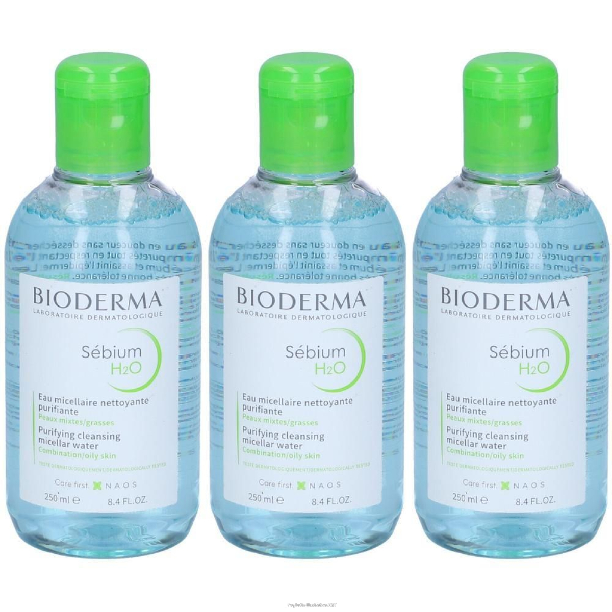 Trova Offerte di bioderma sebium h2o acqua micellare struccante pelle mista grassa 3x25 e compra online