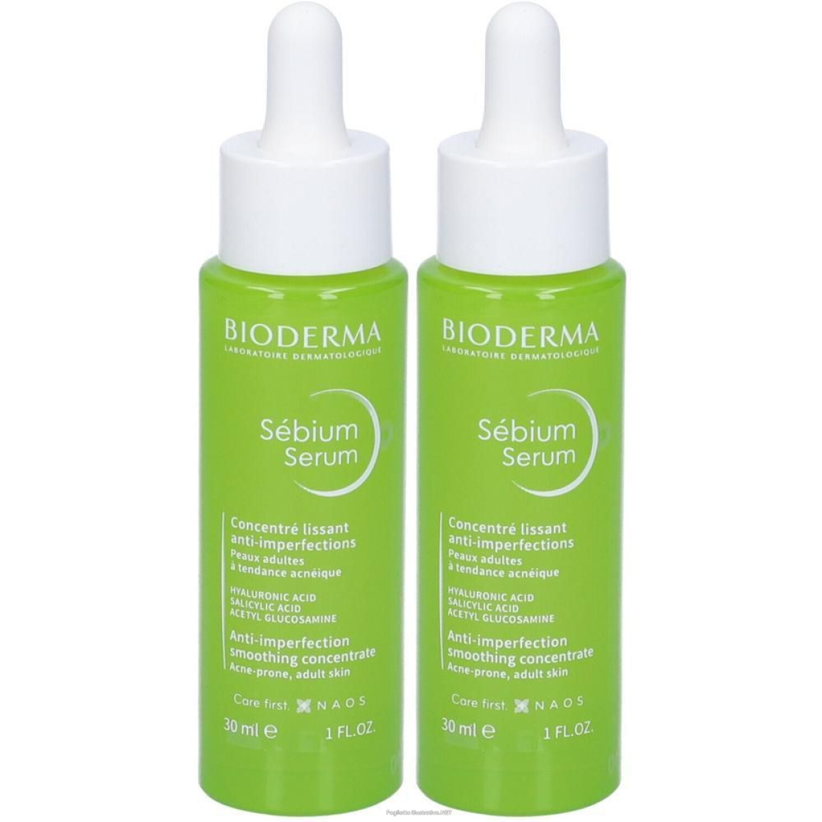 Trova Offerte di bioderma sebium serum siero pelle acneica età adulta 2x30 ml e compra online