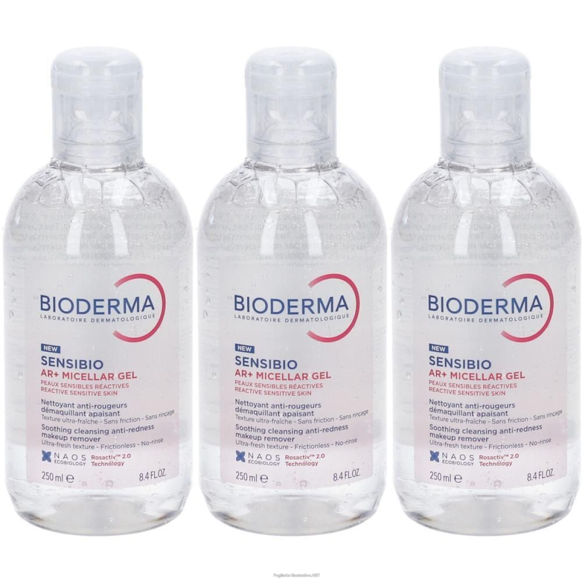 Trova Offerte di bioderma sensibio ar+ gel micellare 3x250 ml e compra online