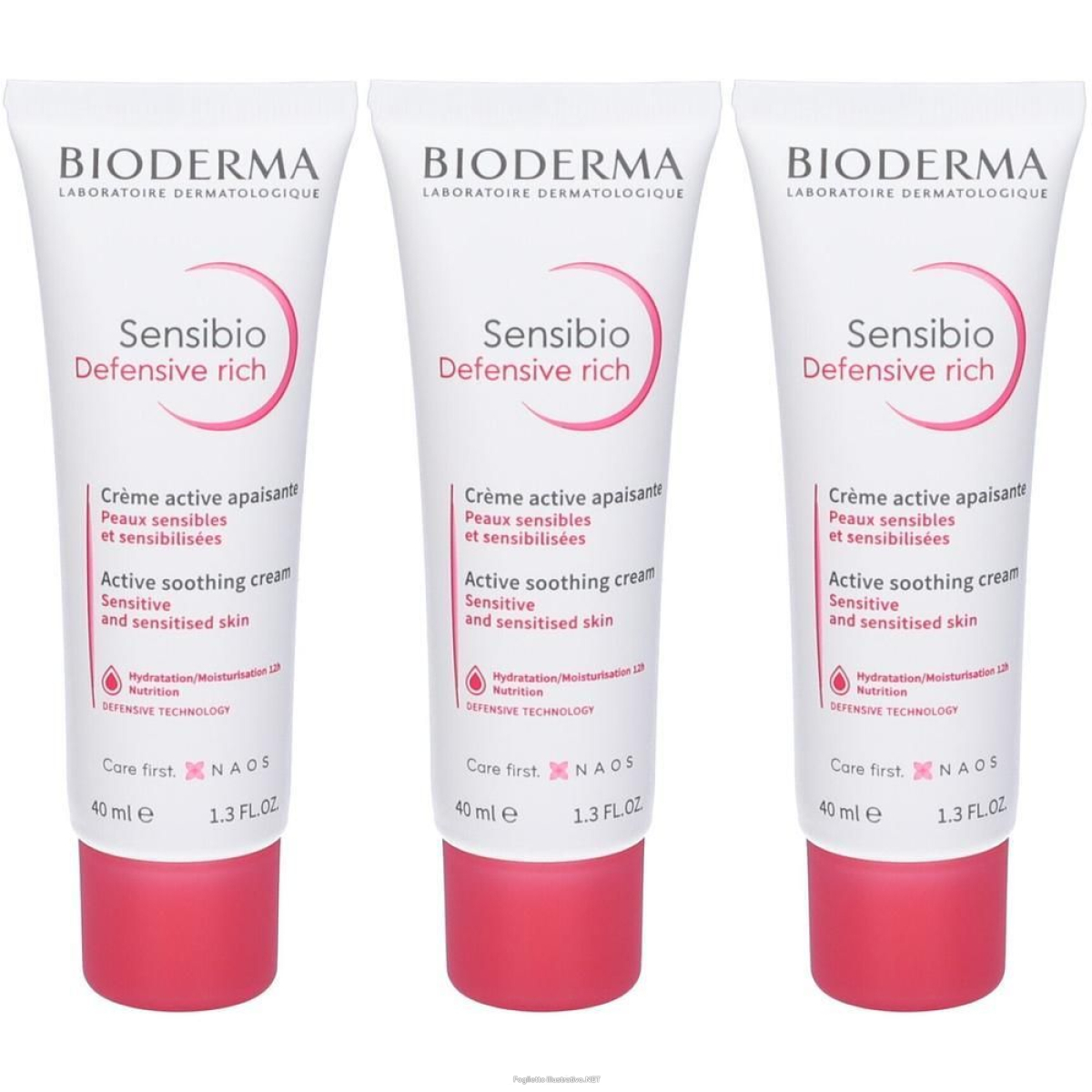 Trova Offerte di bioderma sensibio defensive rich crema lenitiva ricca 3x40 ml e compra online
