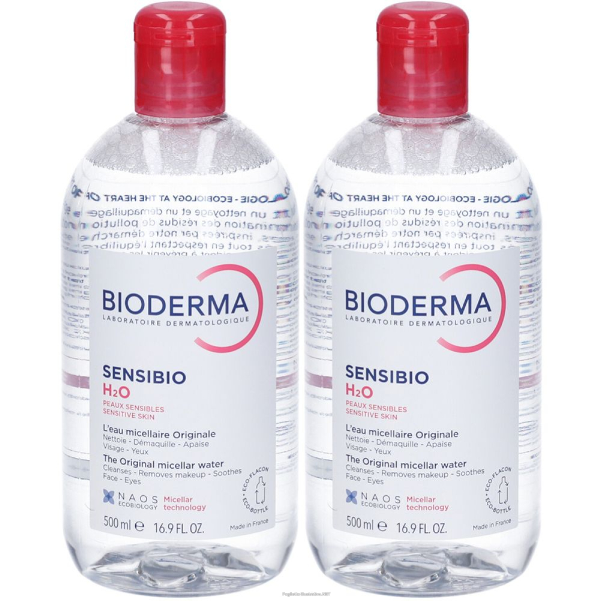Trova Offerte di bioderma sensibio h2o acqua micellare struccante set da 2 2x500 ml loz e compra online