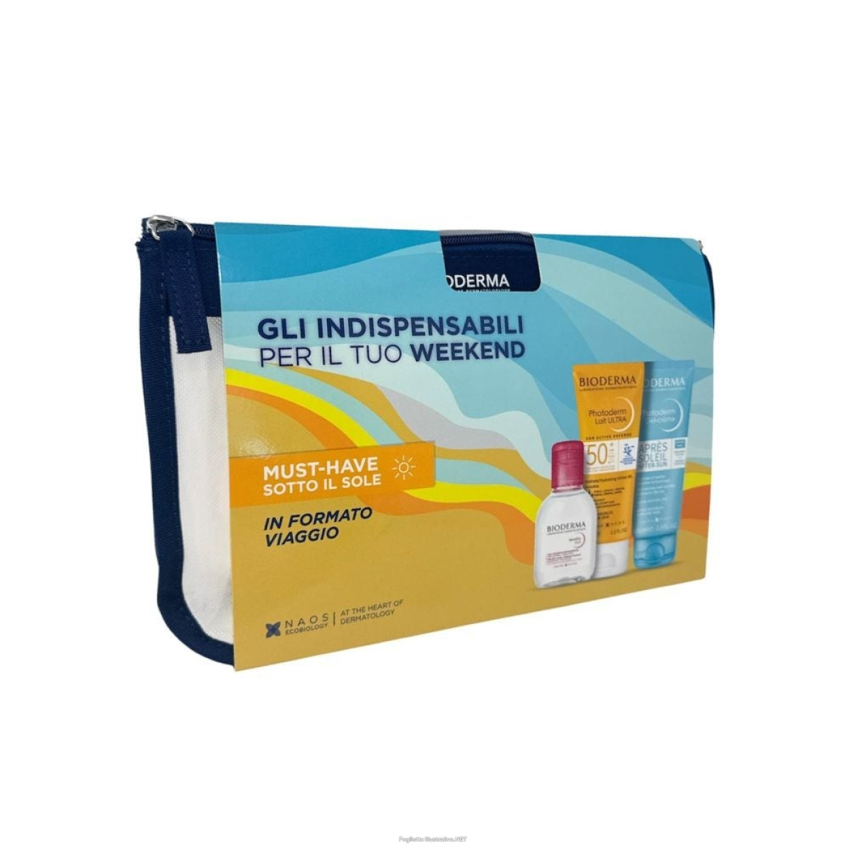 Trova Offerte di bioderma travel kit summer holidays 2025 sensibio h20 100 ml + photoderm lait ultra spf50+ 100 ml + photoderm gel creme apres soleil 100 ml e compra online