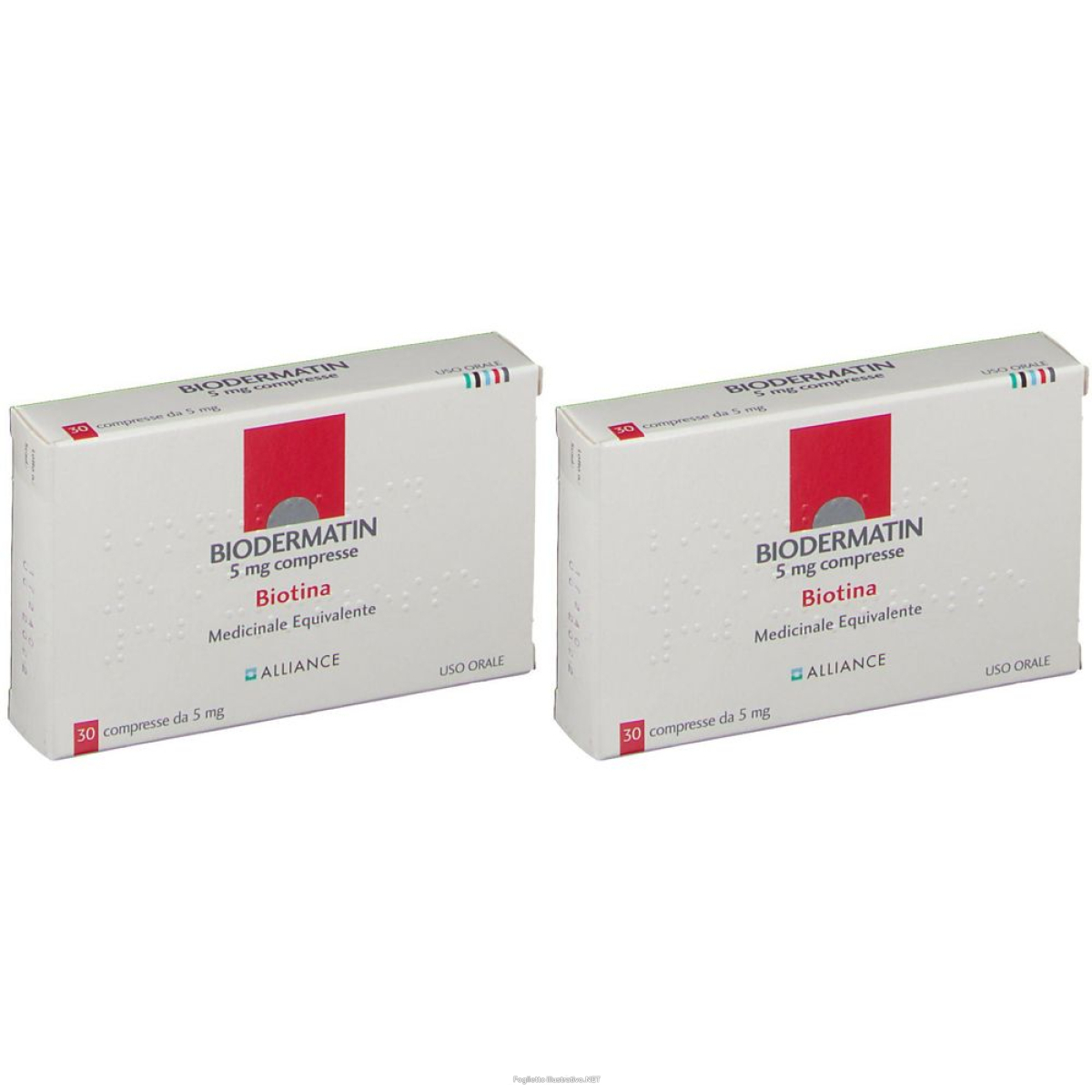 Trova Offerte di biodermatin 5 mg compresse set da 2 2x30 pz e compra online
