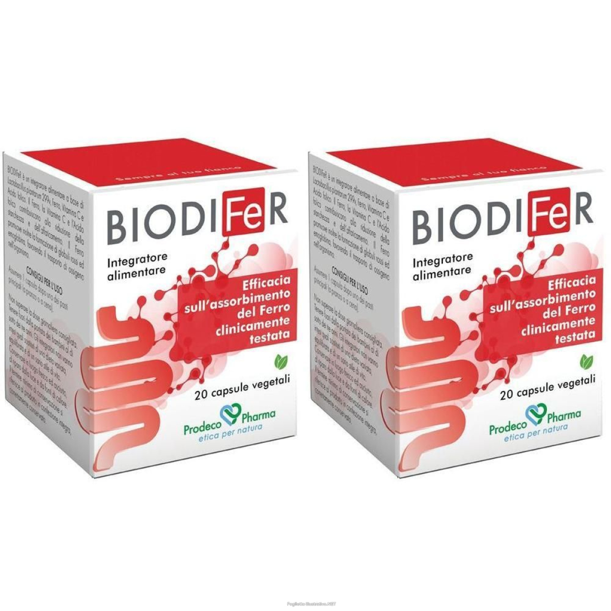 Trova Offerte di biodifer 20 capsule vegetali 2x9,5 g e compra online