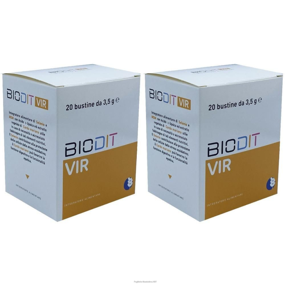 Trova Offerte di biodit vir 20 bustine da 3,5 g 2x20x3,5 g bustina e compra online