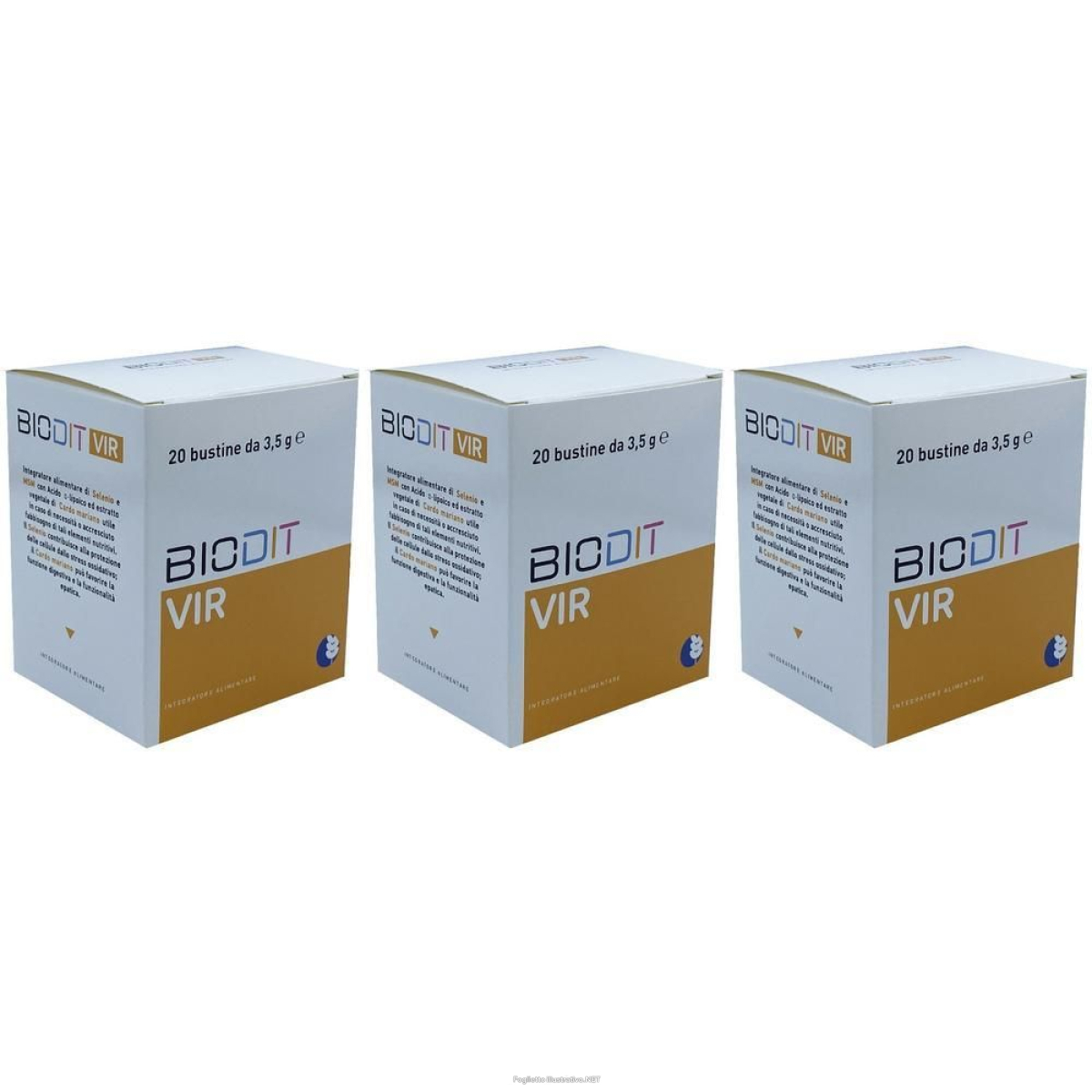 Trova Offerte di biodit vir 20 bustine da 3,5 g 3x20x3,5 g bustina e compra online