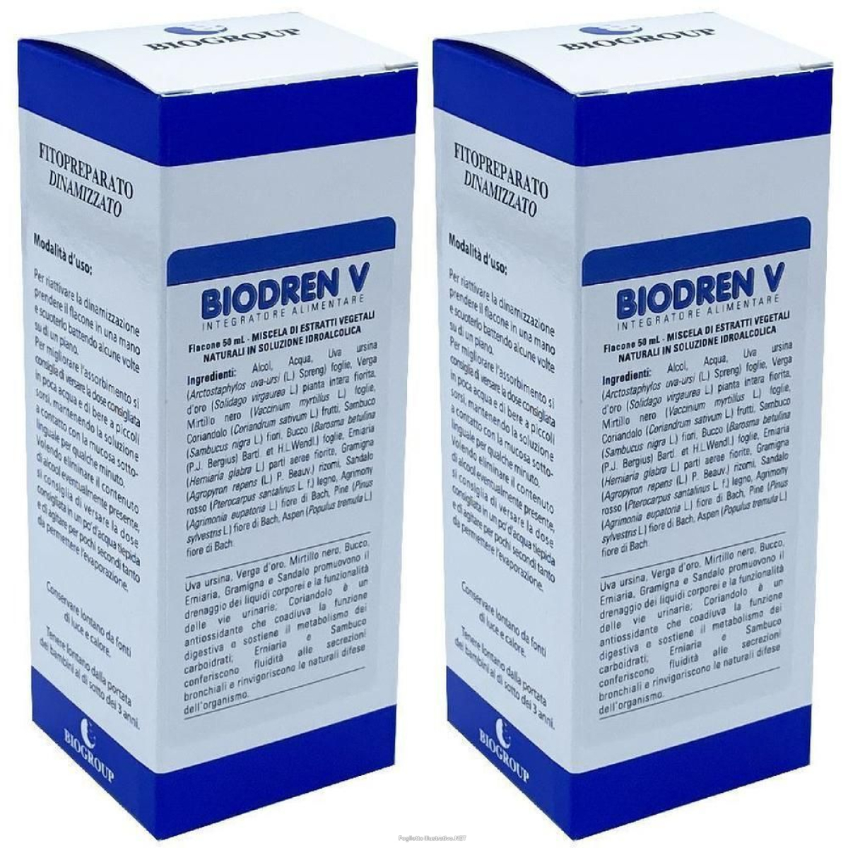 Trova Offerte di biodren v 50 ml soluzione idroalcolica 2x50 ml orale e compra online