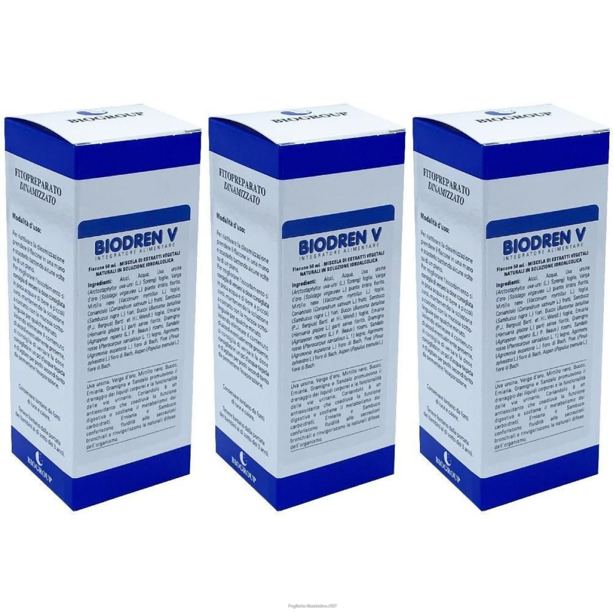 Trova Offerte di biodren v 50 ml soluzione idroalcolica 3x50 ml orale e compra online