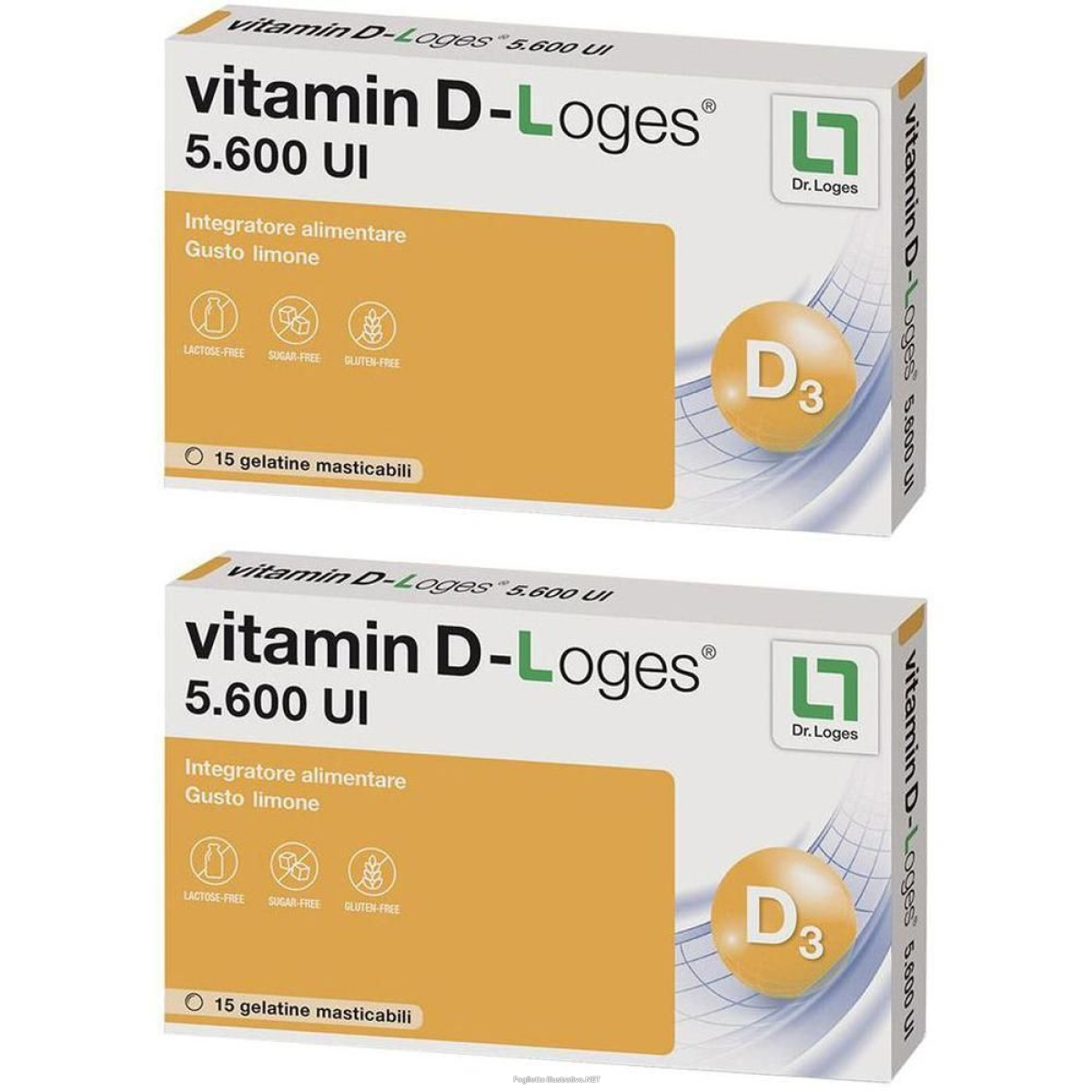 Trova Offerte di biofarmex vitamin d-loges 5.600 ui gelatine masticabili 2x15 pz carame e compra online