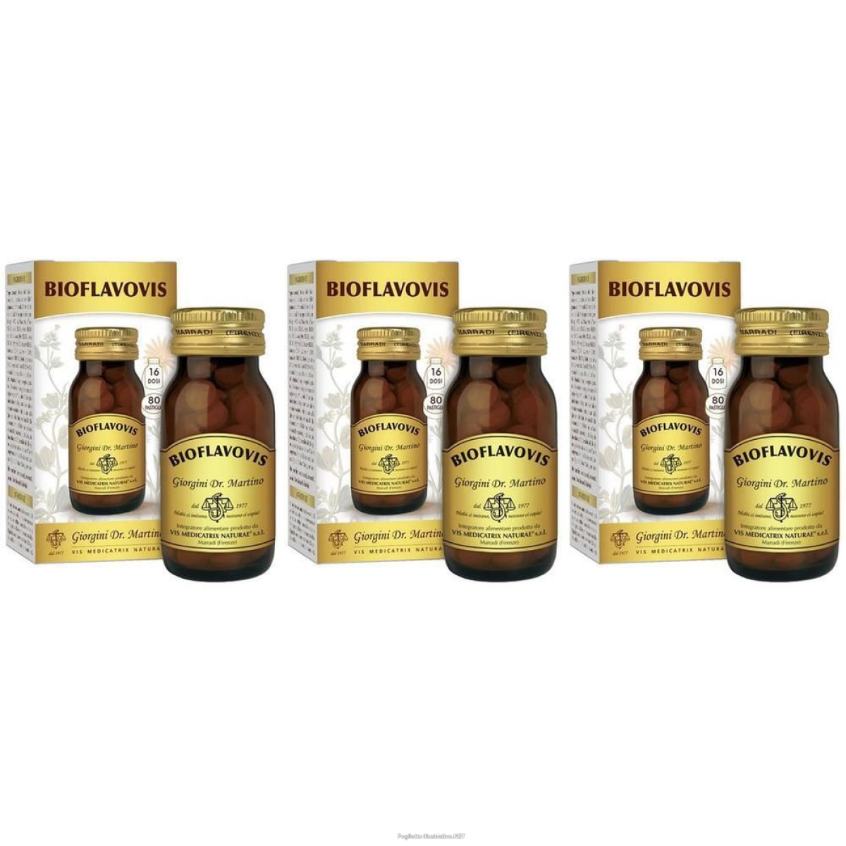 Trova Offerte di bioflavovis pastiglie 3x40 g e compra online