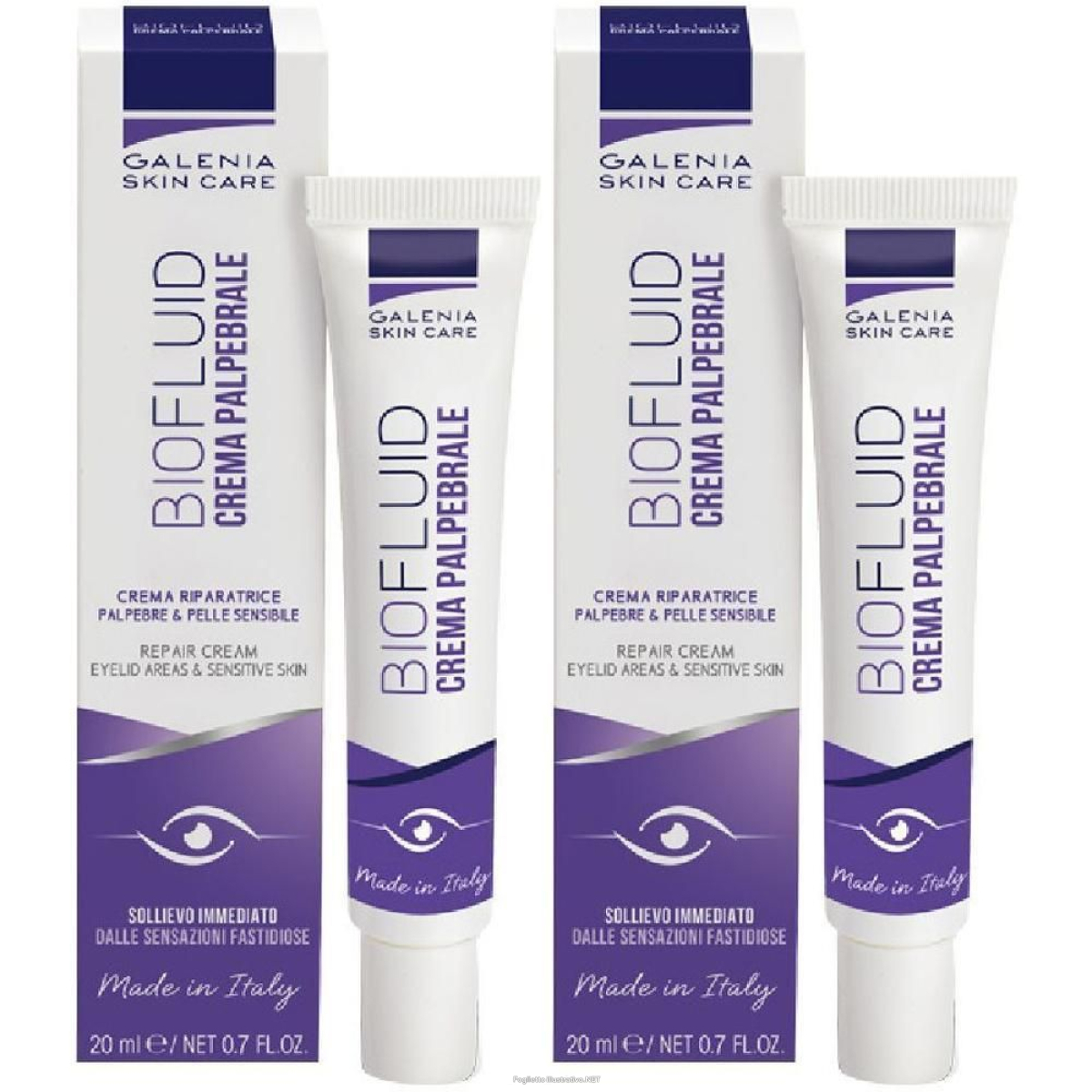 Trova Offerte di biofluid crema palpebrale 2x20 ml contorno occhi e compra online