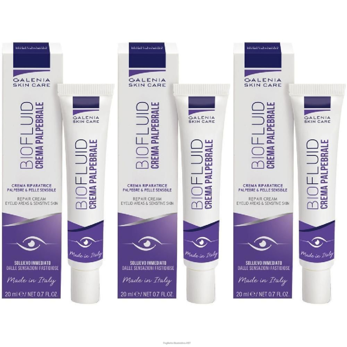 Trova Offerte di biofluid crema palpebrale 3x20 ml contorno occhi e compra online