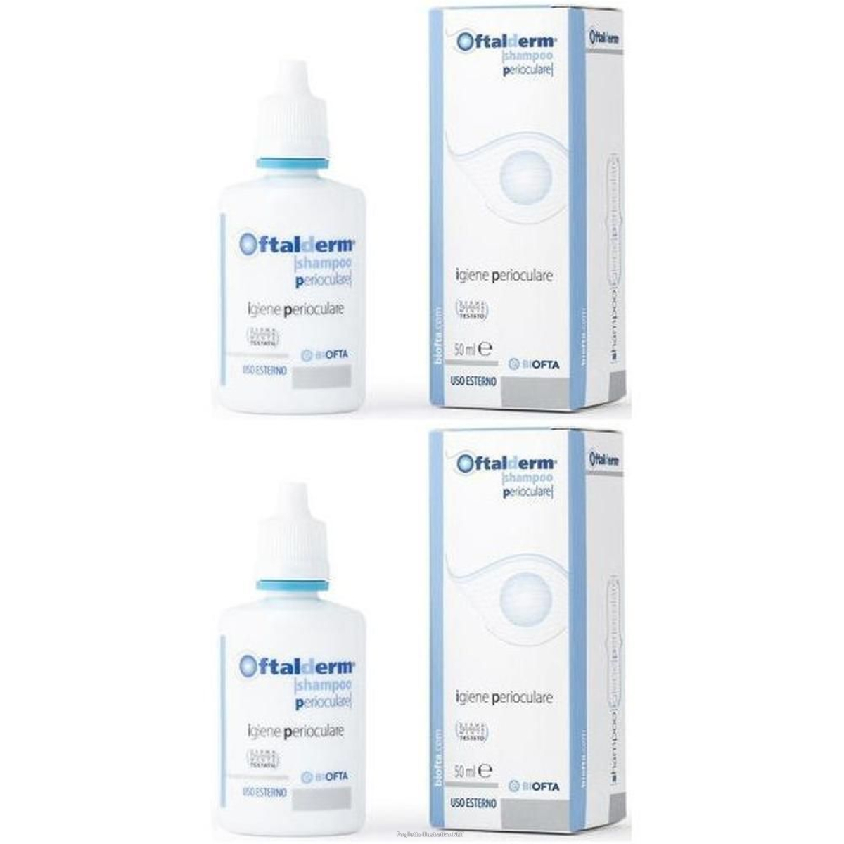 Trova Offerte di biofta oftalderm shampoo perioculare 2x50 ml e compra online