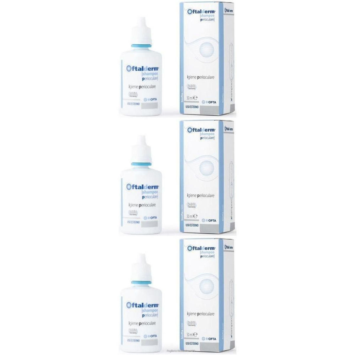 Trova Offerte di biofta oftalderm shampoo perioculare 3x50 ml e compra online