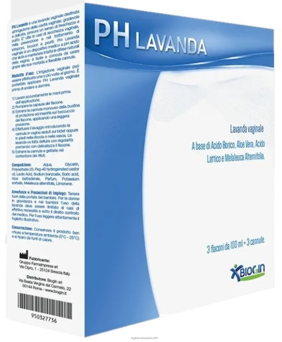 Trova Offerte di biogin ph lavanda vaginale 3 flaconi da 100ml + 3 cannule e compra online