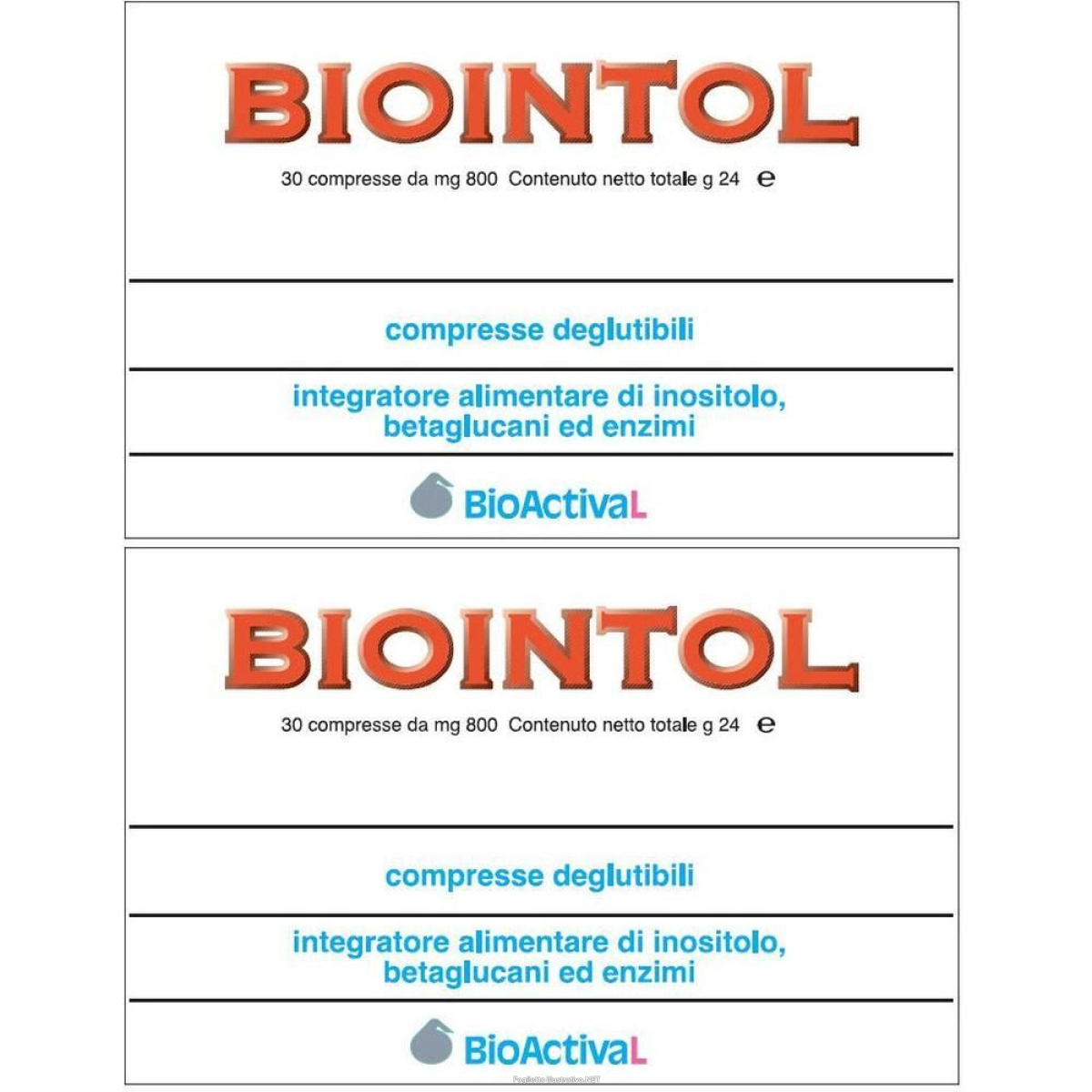 Trova Offerte di biointol 2x30 pz compresse e compra online