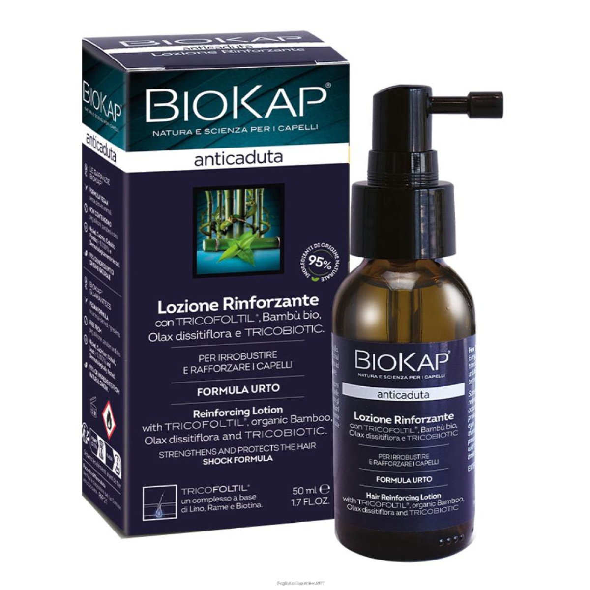 Trova Offerte di biokap anticaduta lozione rinforzante tricobiotic 50 ml e compra online