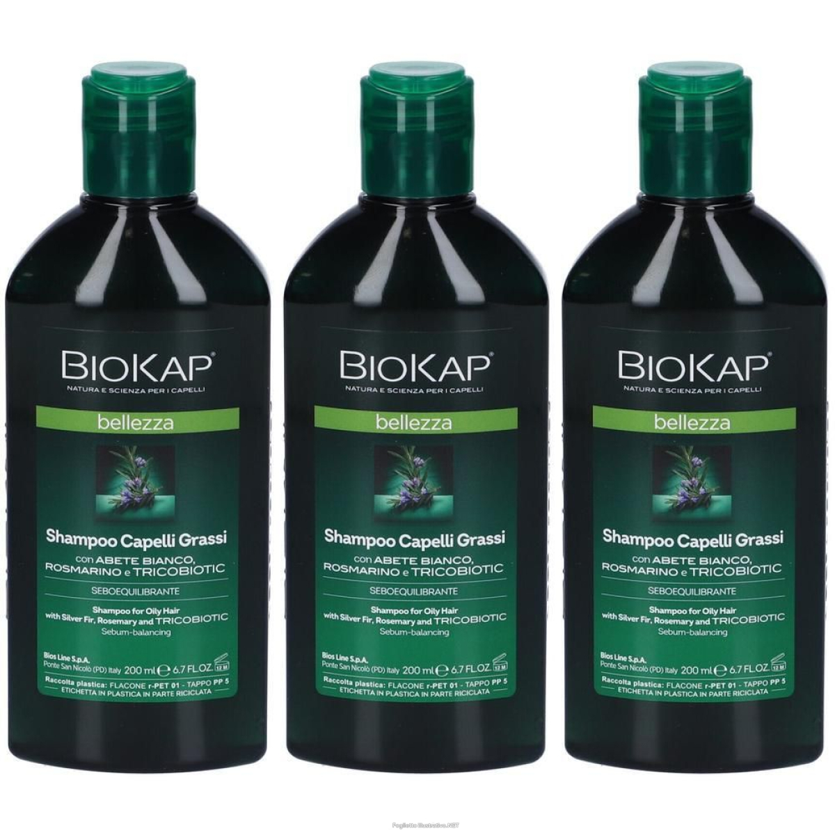 Trova Offerte di biokap bellezza shampoo capelli grassi 3x200 ml e compra online