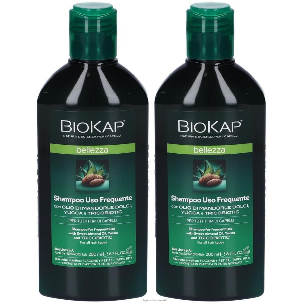 Trova Offerte di biokap bellezza shampoo uso frequente 2x200 ml e compra online