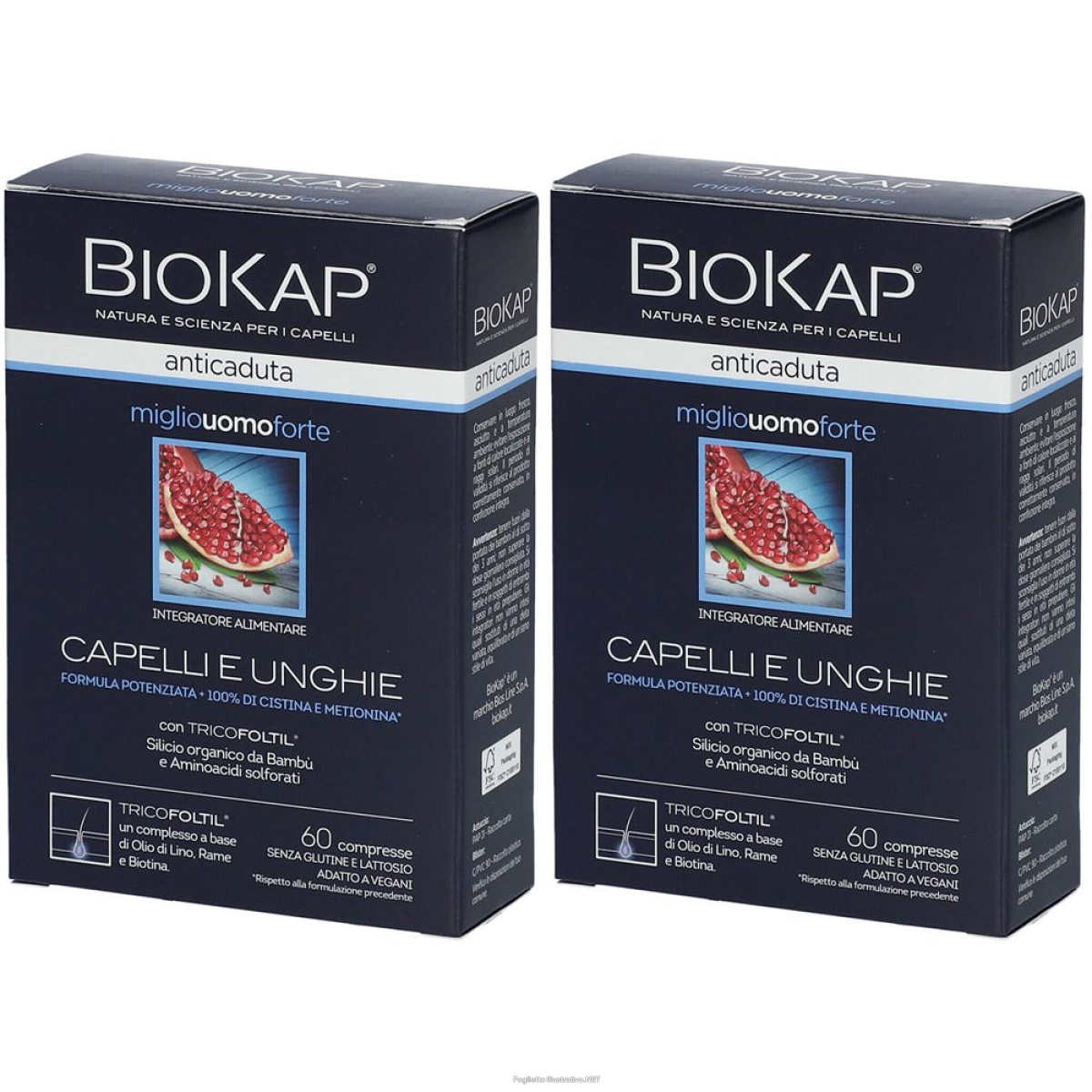 Trova Offerte di biokap® miglio uomo tricofoltil set da 2 2x1 pz compresse e compra online