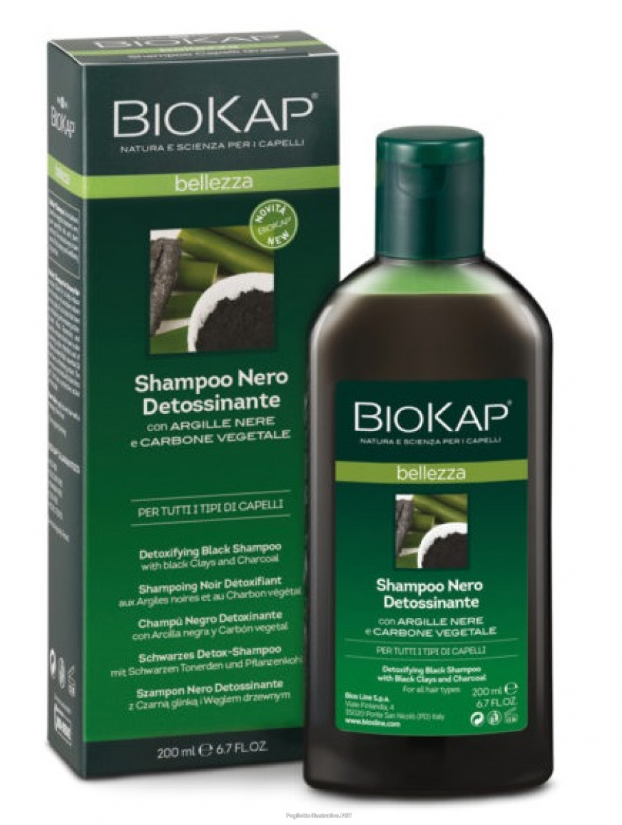 Trova Offerte di biokap shampoo nero detossinante 200 ml e compra online