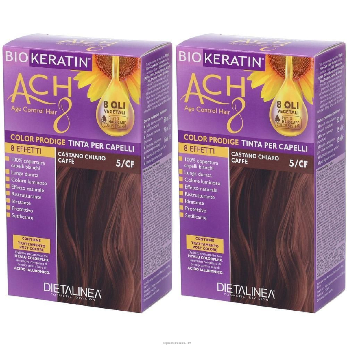 Trova Offerte di biokeratin ach8 color 5/cf 2x1 st e compra online