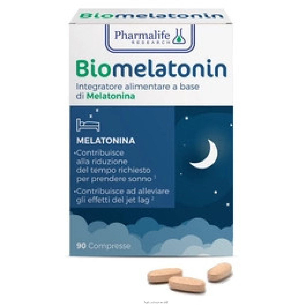 Trova Offerte di biomelatonin integratore per prendere sonno e per alleviare i sintomi del jet lag 90 compresse e compra online